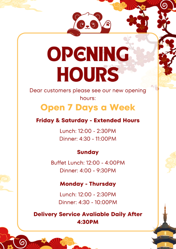 panda open 7 days